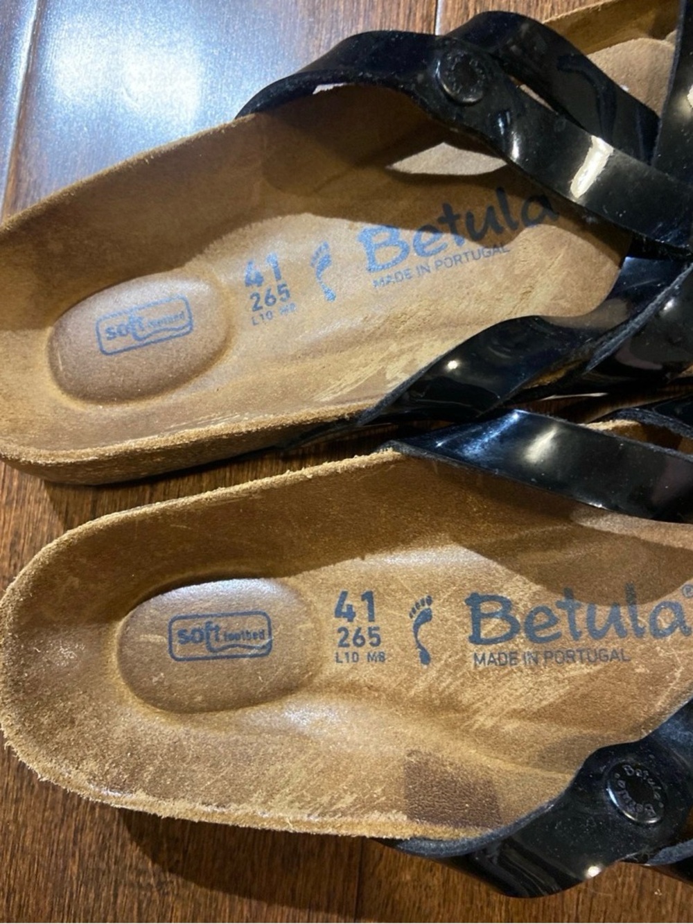 Birkenstock Betula Vinja Soft Footbed Patent  Sandals SZ 41 | L10 M8 bundle - Picture 3 of 13